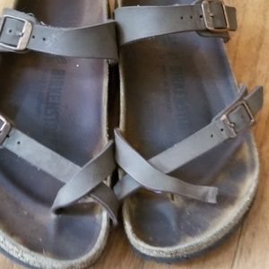 Well loved and worn Birkenstocks size 36
